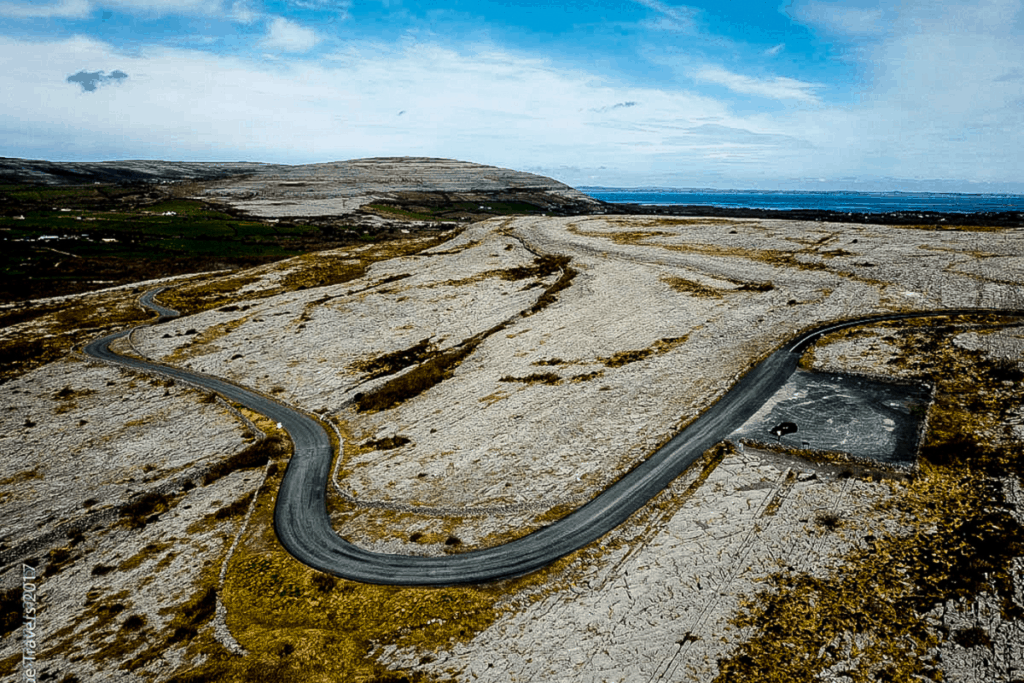 Road in the Burren Region County Clare