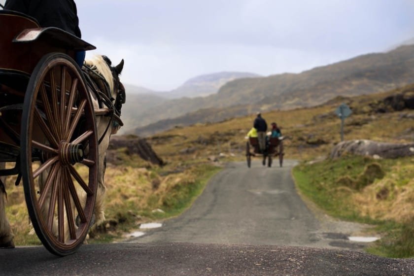 The Gap of Dunloe by Horse and Carriage