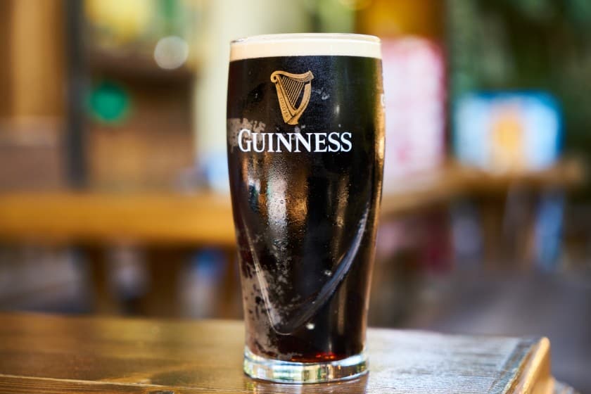 a pint of guinness