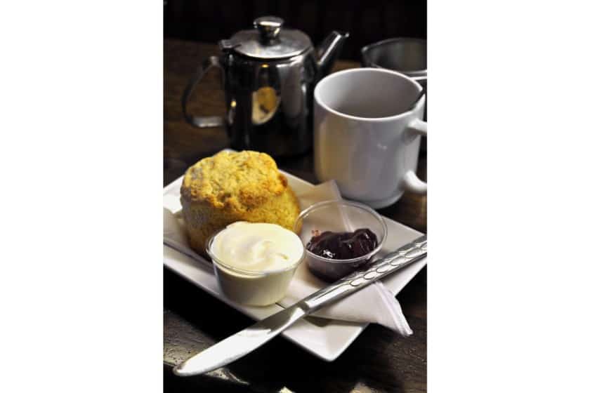 Irish tea and a scone image