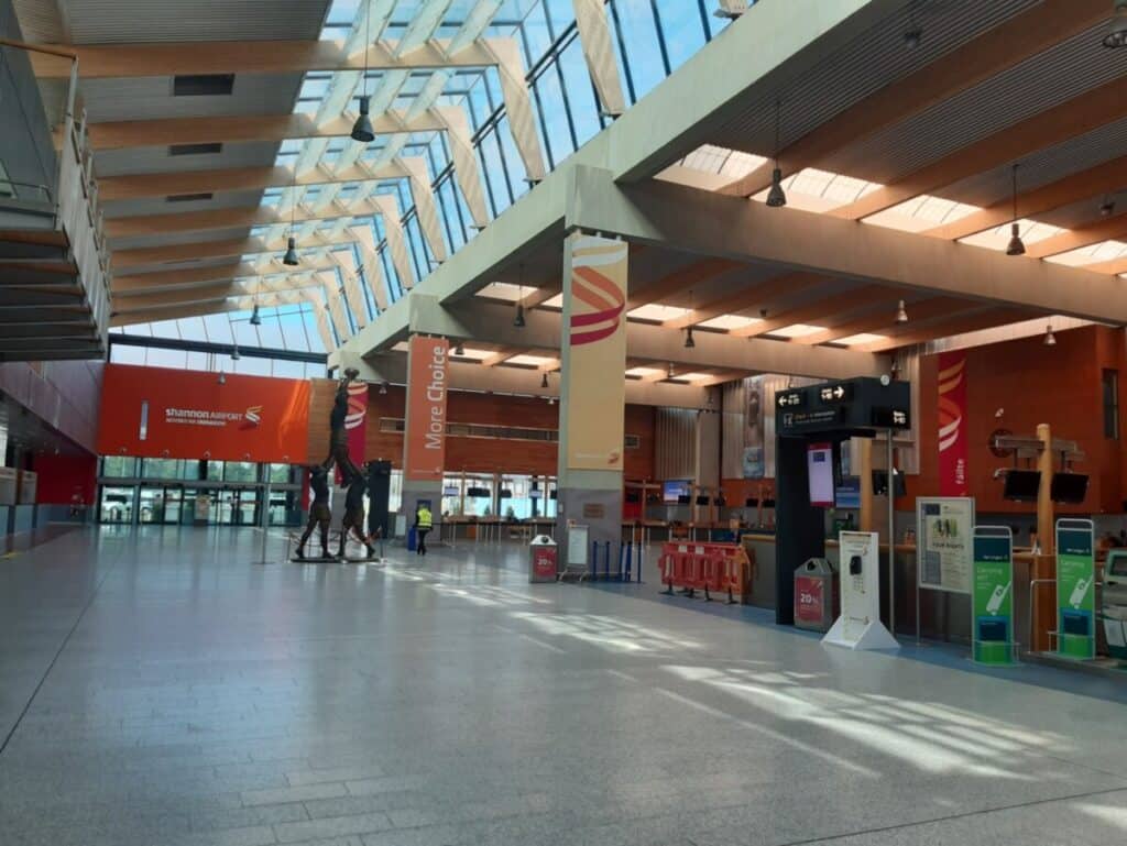 interior image of Shannon airport