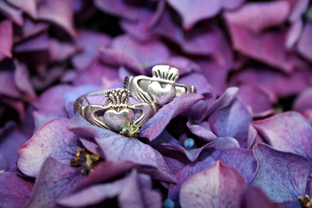 two claddagh rings