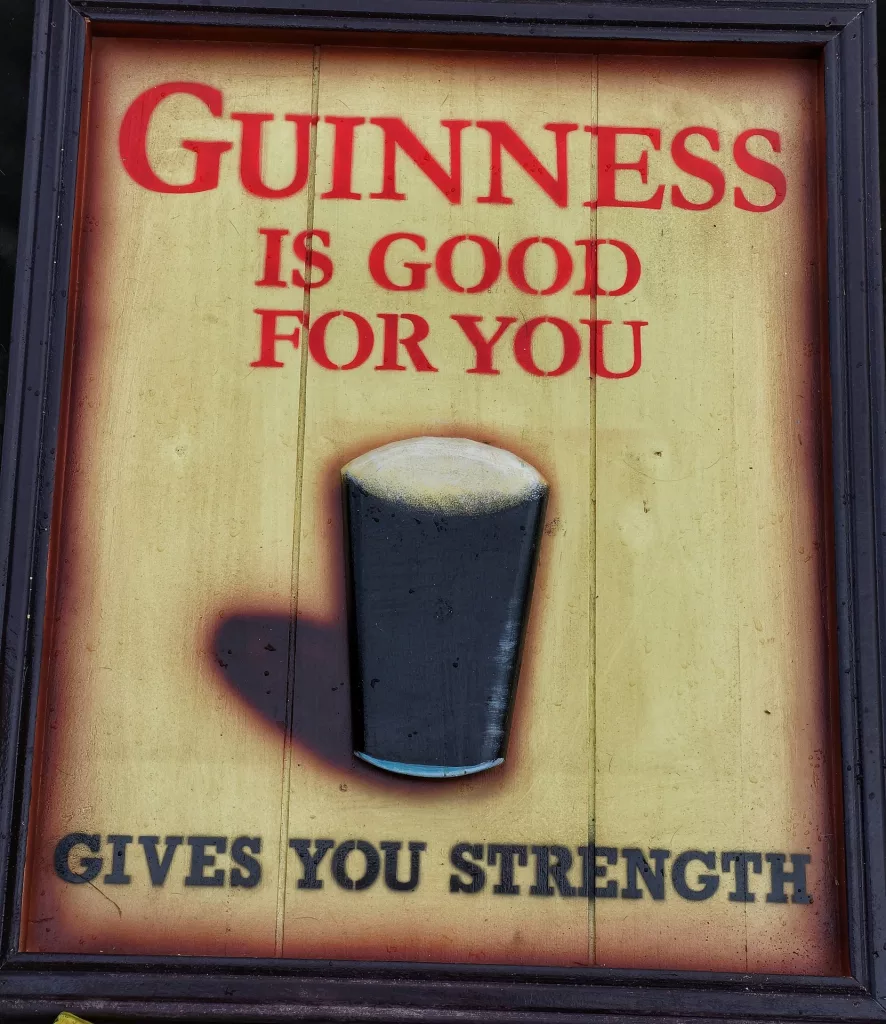 old guinness signage
