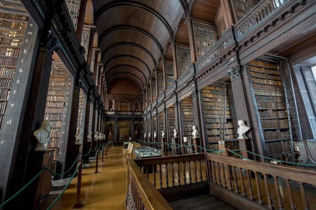 trinity college library dublin ireland