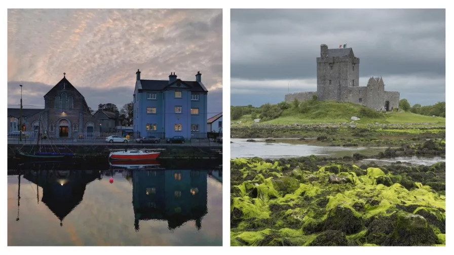Dungaire castle and kinvarra in galway ireland