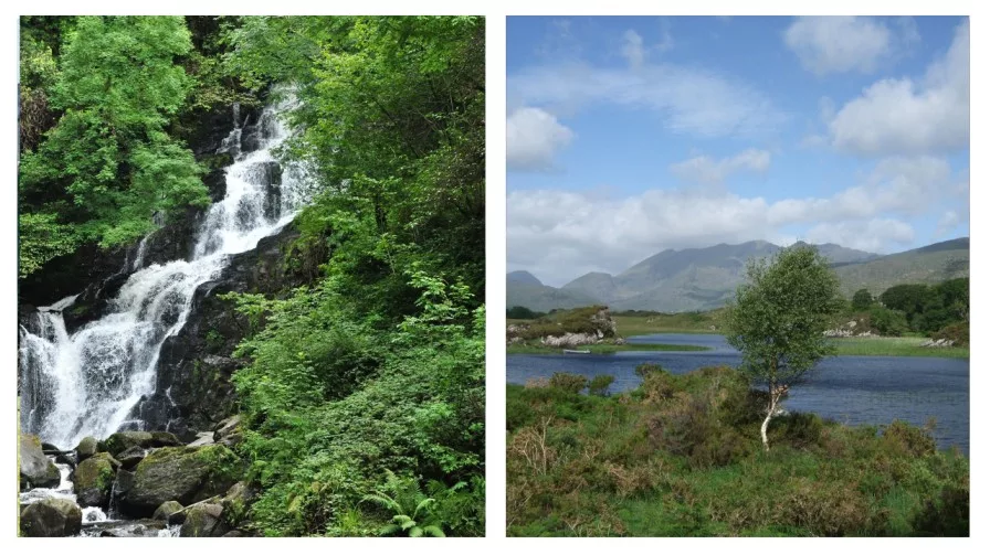 torc water fall and the lakes of killarney