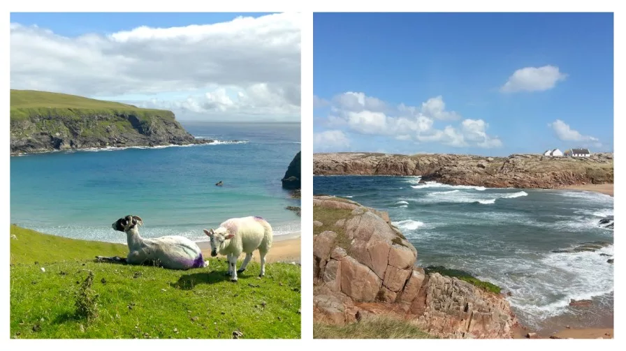 two amazing beaches in Donegal