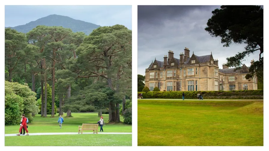 two images muckross house and gardens kerry